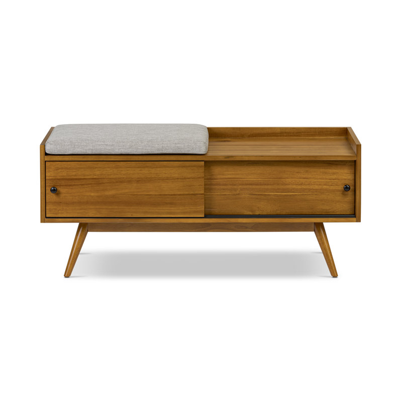 Dorsey Entryway Storage Bench In Light Brown